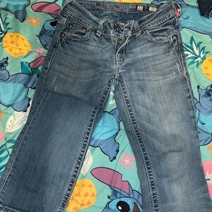 Miss Me jeans size 27 with minor imperfection.